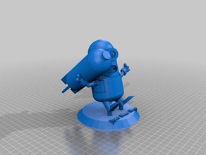 b-b-b-bomba minion esculturas personalizado 3d print model - Mito3D