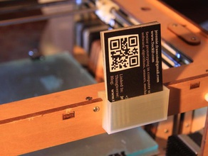 titular cartões de visita 6 mm madeira compensada impressoras 3d os acessórios negócios vitrine atualização umjfr 3d print model - Mito3D