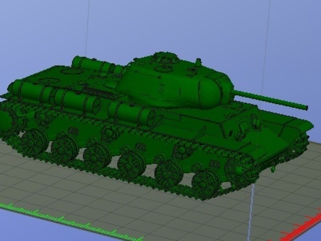 le kv-1s véhicules 3D print model - Mito3D