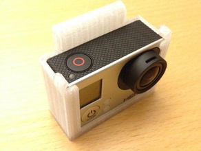 gopro berceau de la caméra boîtier 3d print model - Mito3D