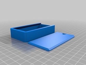 my customized round box lid 2 containers 3d print model - Mito3D