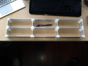 drawer dividers organization 3d print model - Mito3D