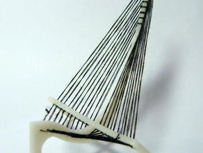 hoveltskov harpa cadeira decoração 3d print model - Mito3D