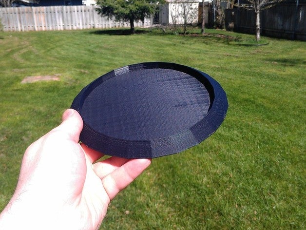 le disc-golf disque volant (frisbee) les jouets jeux 3D print model - Mito3D