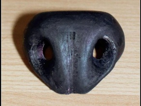 cão nariz fantoches fantasias 3d print model - Mito3D