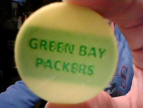 green bay packers coin coins badges 3d print model - Mito3D