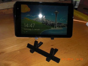 dell venue 8 pro basit bir stand tablet 3d print model - Mito3D