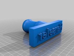 stempel henseler signos logotipos personalizado 3d print model - Mito3D