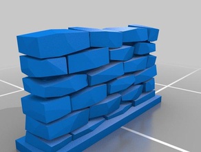 remix personalizable muro de piedra props personalizador 3d print model - Mito3D