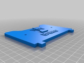 mon personnalisés réplicateur 1 2 2x plaque arrière 3d de l'imprimante accessoires 3d print model - Mito3D