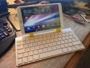 tastiera apple wireless keyboard lg 83 pad titolare reloaded tablet telefono stand samsung nota 2 supporto per il 3d print model - Mito3D