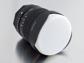 il tappo dell'obiettivo samyang 8mm fisheye la fotocamera aps-c bower canon occhio di pesce nikon pentax rokinon 3d print model - Mito3D
