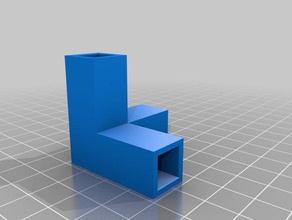 cubo angolo costruzione i giocattoli personalizzato 3d print model - Mito3D
