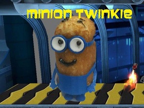 minion, twinkie alimentos bebida desprezível despicable me 3d print model - Mito3D