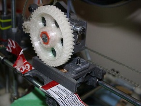 gregs extruder spacerfan montieren 3d Drucker Teile 3d print model - Mito3D