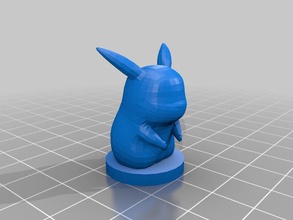 pikachu video oyunlar 3d çizgi film çocuklar pokemon 3d print model - Mito3D