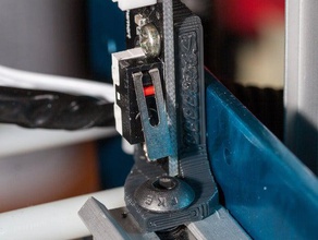 sainsmart makerslide x-axis mechanical end-stop mount 3d printer parts ord hadron 3d print model - Mito3D