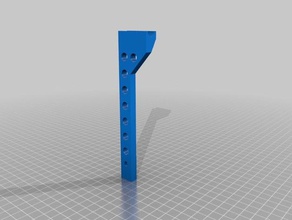 filament holder posts 3d printer parts ord hadron spool 3d print model - Mito3D