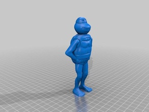 ninja turtle generic people 3d print model - Mito3D