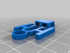catena chiave di sblocco famiglia portachiavi 3d print model - Mito3D