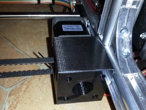 velleman k8200 3drag motor mount printer parts 3d print model - Mito3D