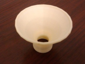 2 liter bottle funnel top household supplies bird seed powder sand 3d print model - Mito3D