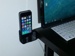 iphone5 dock móveis 3d print model - Mito3D