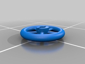 handwheel replacement parts pump valve 3d print model - Mito3D