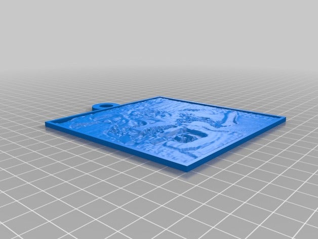 cross country painel 2d a arte personalizado 3D print model - Mito3D