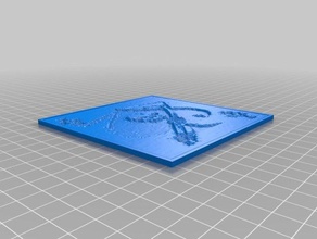 ace death 2d art customized 3d print model - Mito3D