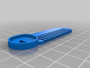 Taste comb Damen - Zubehör angepasst 3d print model - Mito3D