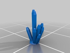 özelleştirilmiş özel kristaller benim sahne 3d print model - Mito3D