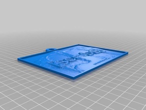 scrubs tasarım 2d sanat özelleştirilmiş 3d print model - Mito3D