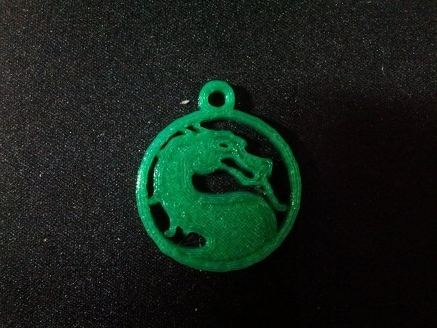 video gioco il logo della collana di mortal kombat i segni loghi 3D print model - Mito3D