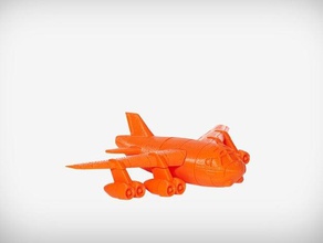 ballesta vehículos avión flying fortress frlight 3d print model - Mito3D