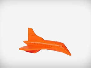 supersonic vehicles airplane flight 3d print model - Mito3D