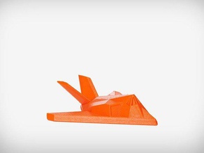 observer vehicles airplane flight stealth 3d print model - Mito3D
