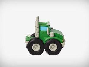 titan transporter Fahrzeuge Spielzeug-LKW trailer 3d print model - Mito3D