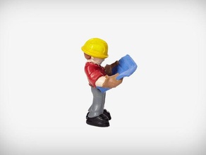 larry engineer people human person worker 3d print model - Mito3D