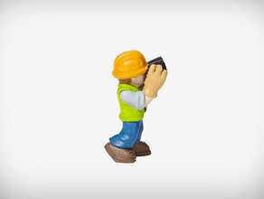 josh foreman people worker 3d print model - Mito3D