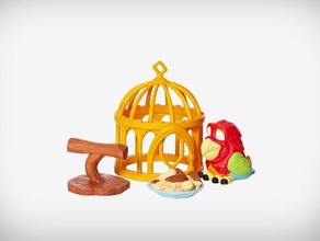 etta parrot other bird birdcage hat 3d print model - Mito3D