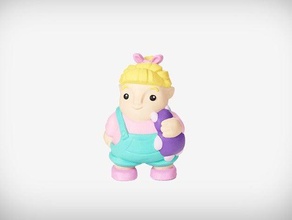 gracie personnes la femelle figurine jeune fille tout-petit 3d print model - Mito3D