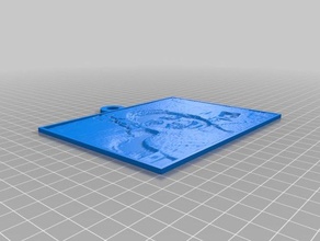 mon lithopane 2d art personnalisé 3d print model - Mito3D