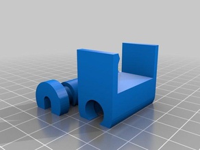 5mm cable holder computer customized 3d print model - Mito3D