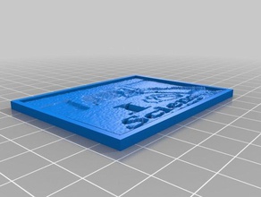 moi lithopane 2d art personnalisé 3d print model - Mito3D