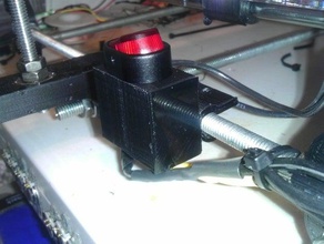 switch holder electronics 3d print model - Mito3D