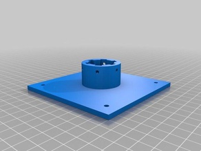 screw-on mount dremel flex-shaft other 3d print model - Mito3D