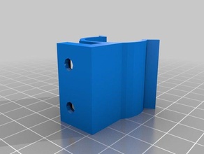 my customized clamp-on hardhat flashlight clip tools 3d print model - Mito3D