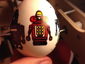 les robots egg-bot 2d art eggbot 3d print model - Mito3D