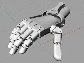 roth main progressive indépendant de mouvement doigt d'autres 3d print model - Mito3D